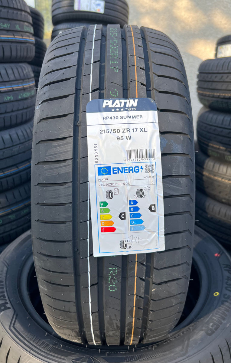 215/50 R17 Platin RP430/ Доставка, livrare toata Moldova 2025 фото 0