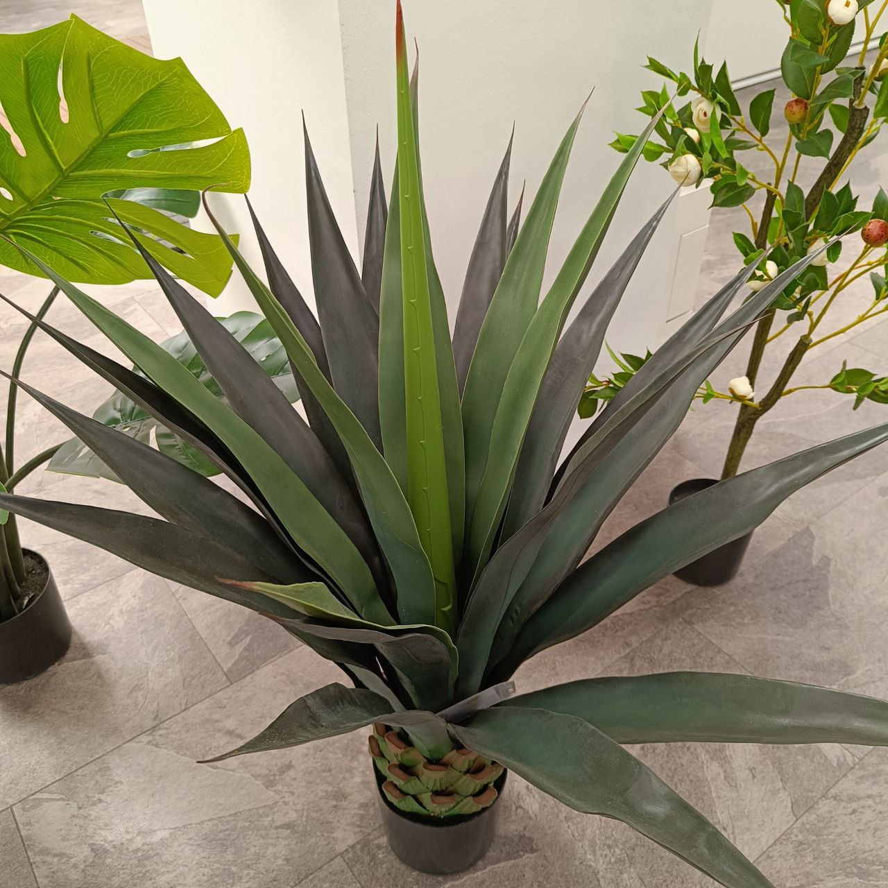 Perete din plante artificiale foto 12