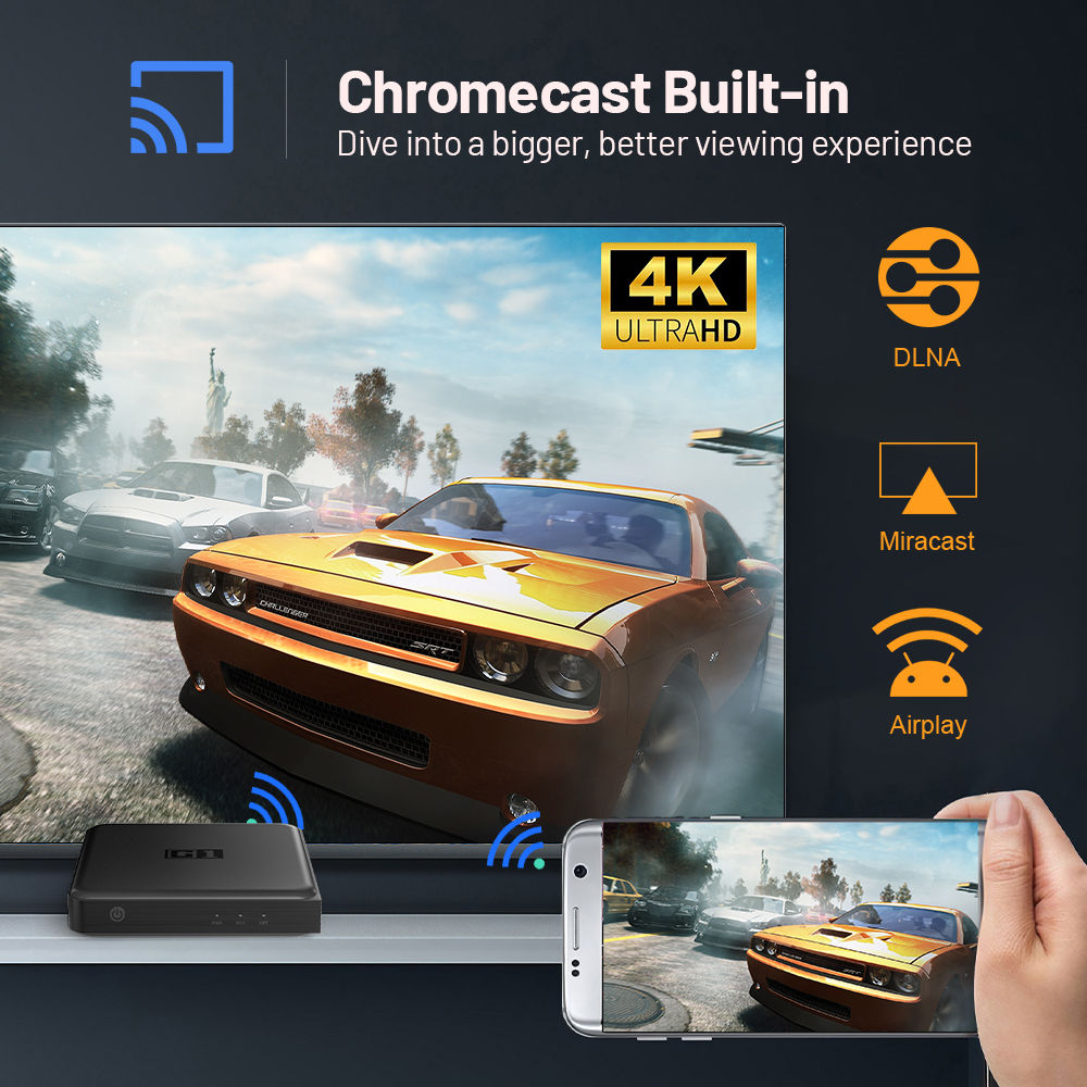 TV Box Kinhank G1 4K, Android, тв бокс Smart тв приставка foto 8