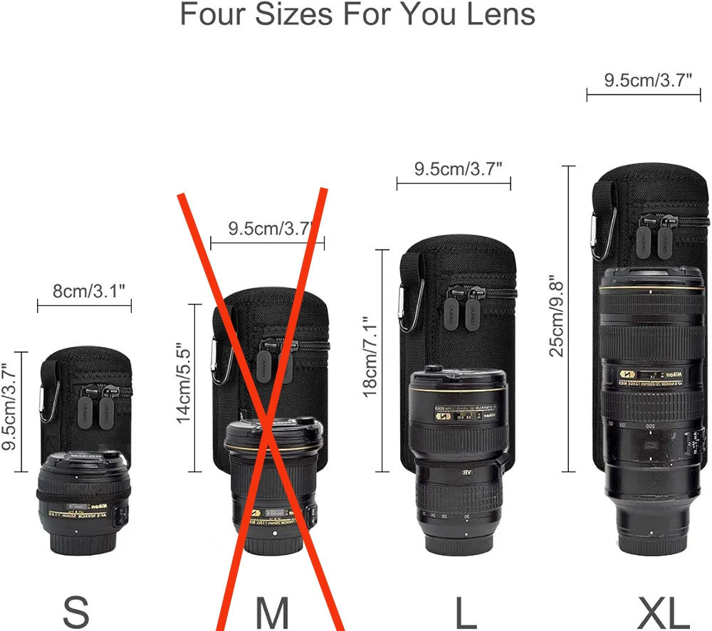 Продам чехлы для объективов / case for lenses / geanta pentru obiecive foto 3