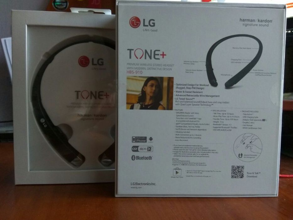 Наушники LG HBS 910 новые запечатанные.