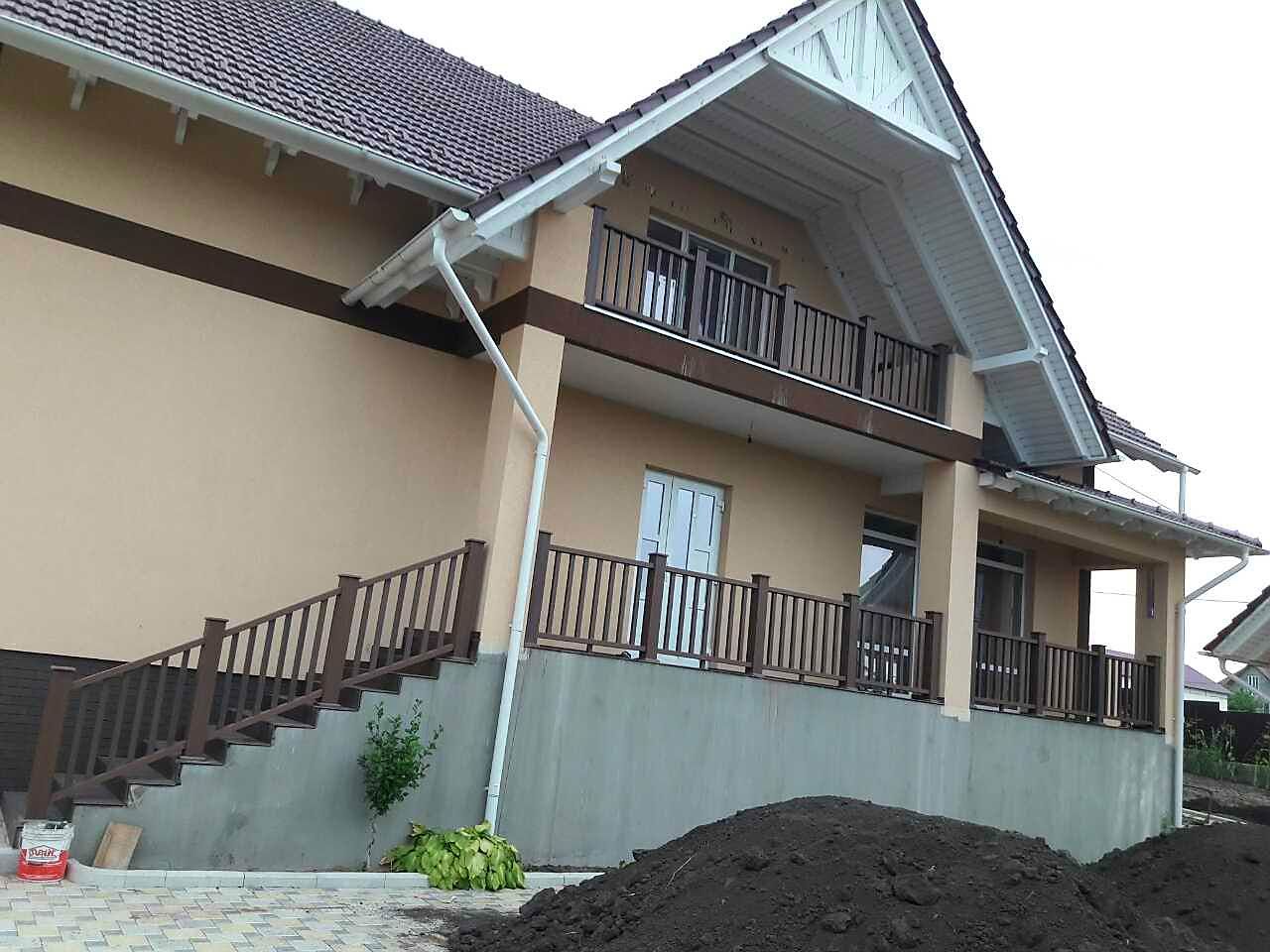 Balustrade,terase,gard din profile WPC lemn plastifiat decking (террасная доска)древесно-полимерный foto 7