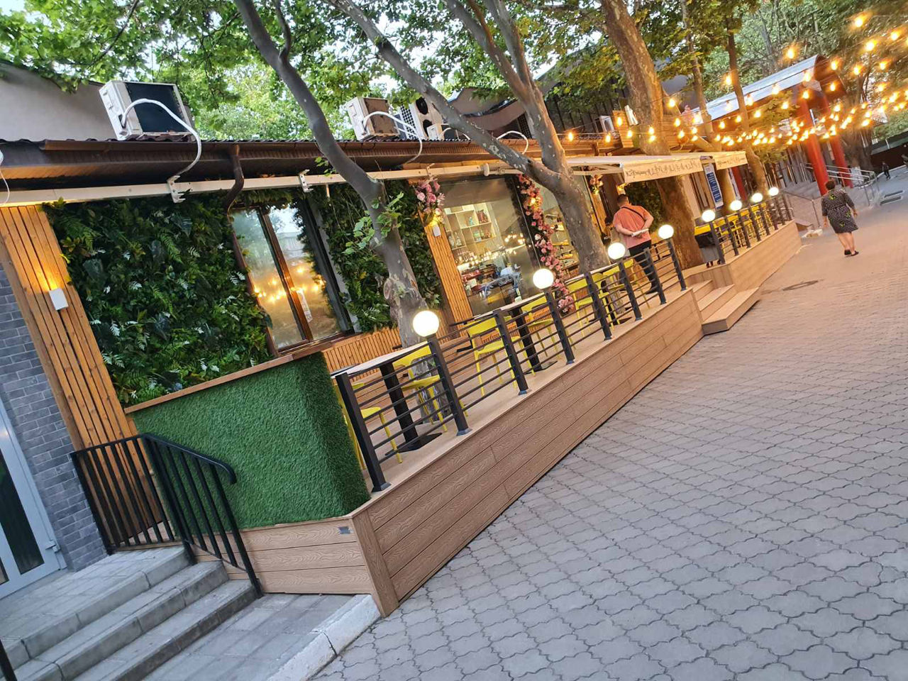 Decking WPC sistem de pavare pentru terase si piscine террасная доска древесно-полимерный композит foto 19