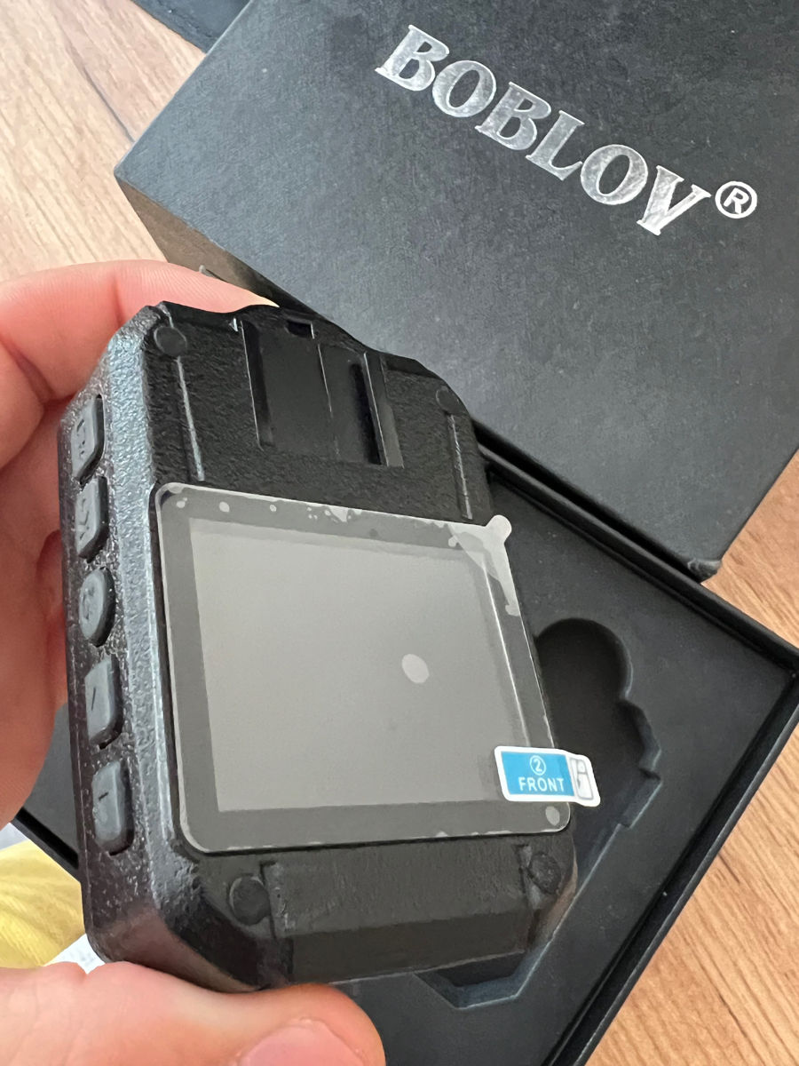 Нагрудный видеорегистратор полицейский на одежду Boblov WN10, 1080P, 170 фото 3