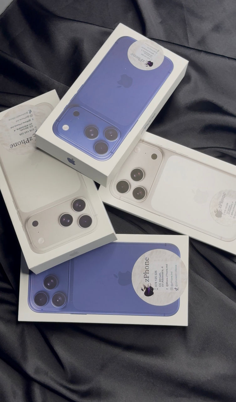 iPhone 17 Pro Max 256Gb Magazin zPhone Garanție 24Luni (128GB/256GB/512GB/1TB) all collors foto 5