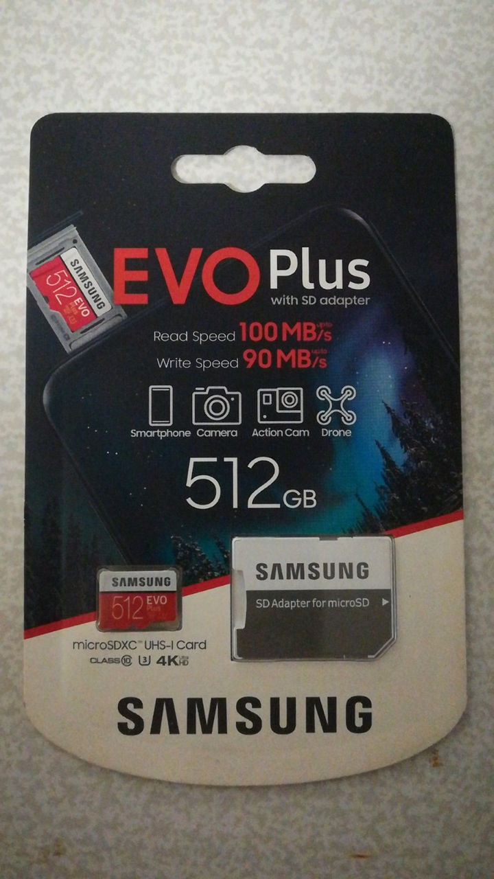 Карты памяти 16 , 64 ,128 ,256 и 512 ГБ