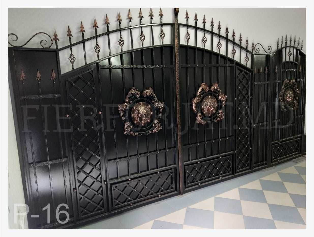 Porti in stoc ! ! !   Porti din fier forjat , balustrade, gard, copertine, elemente forjate foto 6