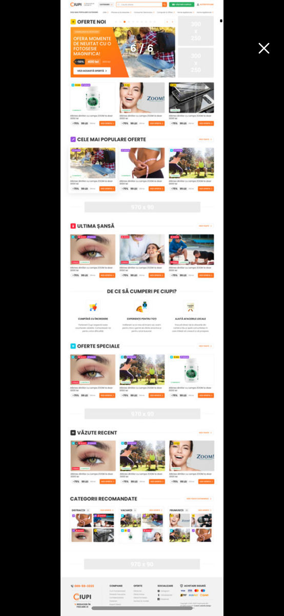 Ciupi.md Сайт-купонатор продажа foto 1