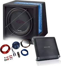 Subwoofer Alpine  originale noi in cutie in rate! foto 9