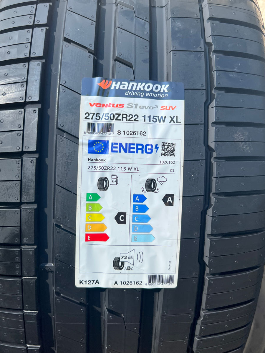 275/50 R22 Hankook Ventus S1 Evo3/ Доставка, livrare toata Moldova 2024 foto 1