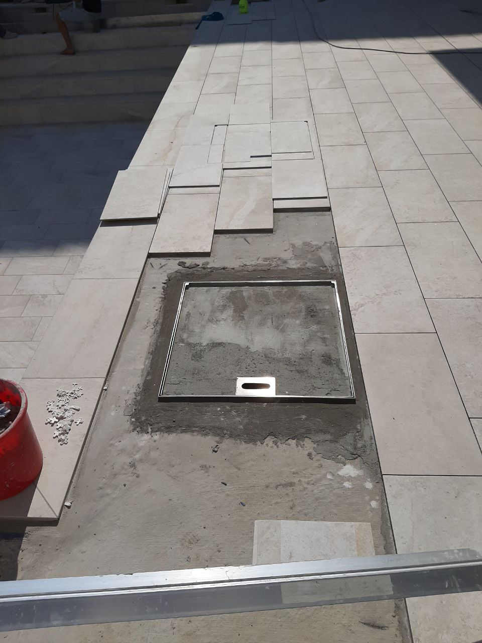 Trapa Beci din Inox-3mm - Camera Tehnica Piscina Placabila Cu Gresie  foto 1