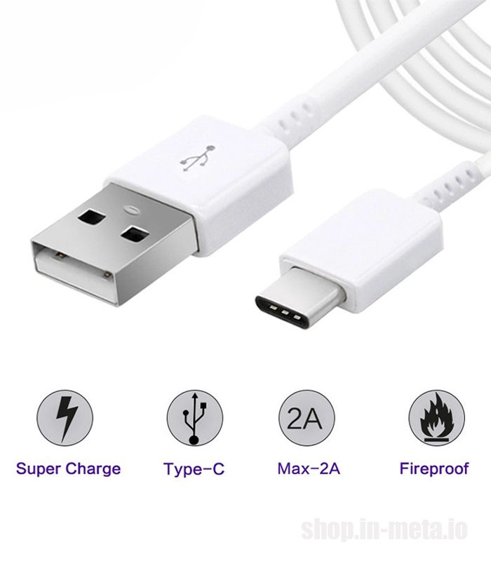 USB to USB-C Cable, Cablu, Кабель 1M Type-C foto 0