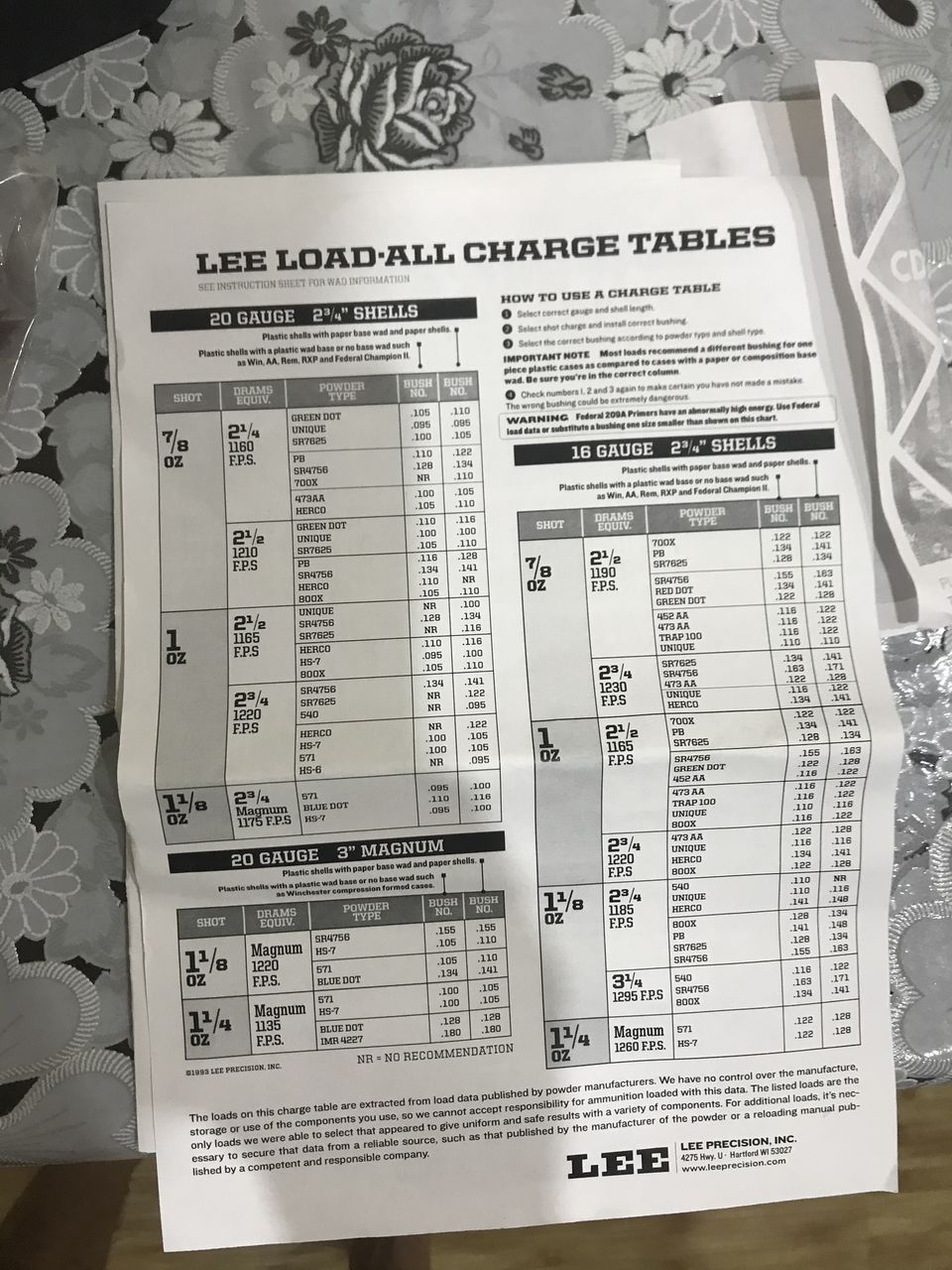 Lee Load-all calibru 12 фото 2