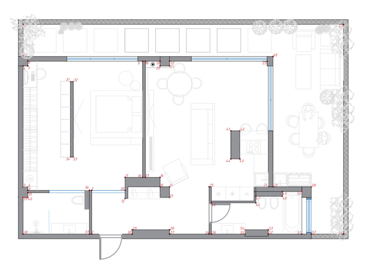 Apartament cu 2 camere, 86 m², Sculeni, Chișinău foto 9