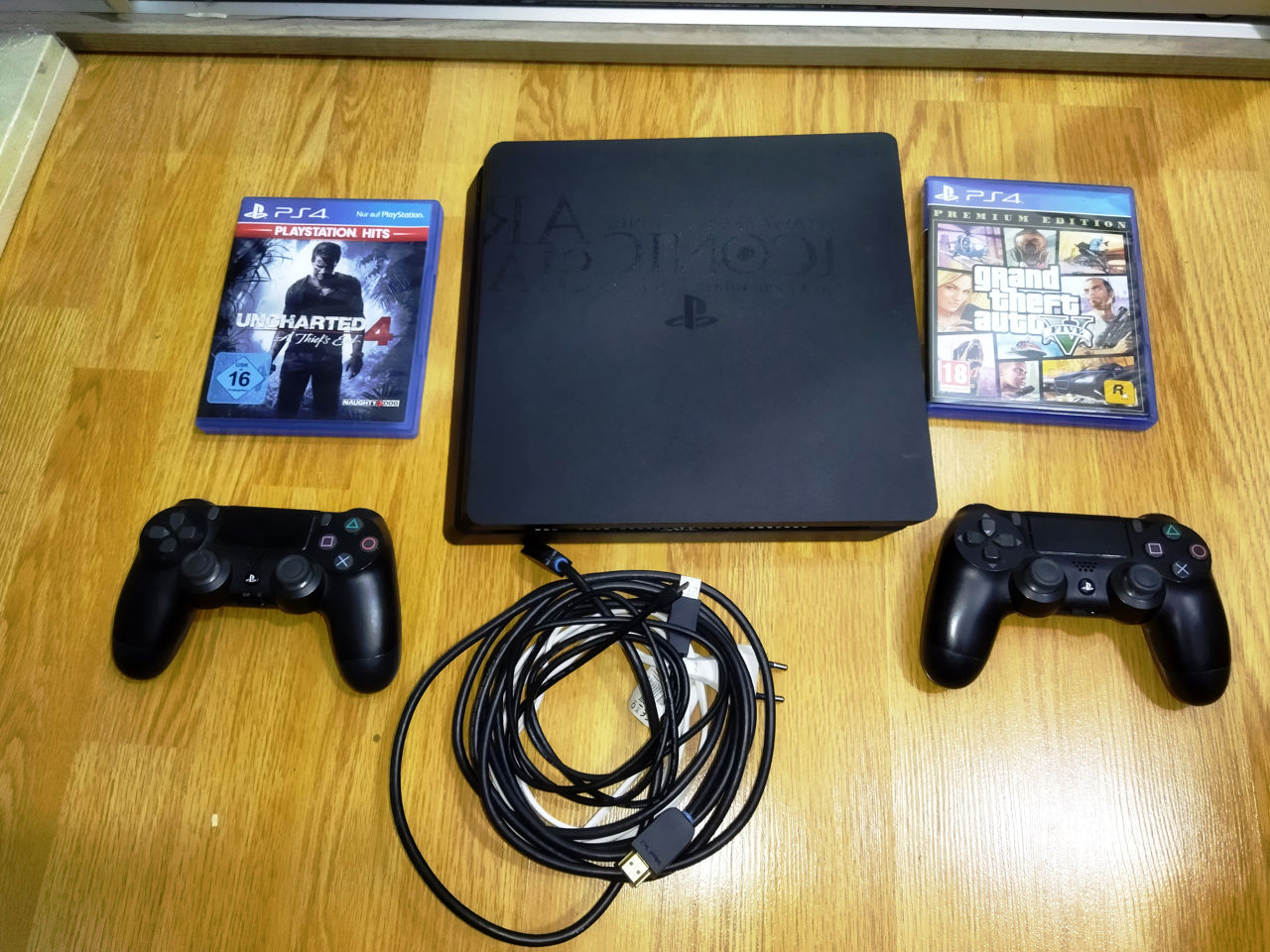 Playstation 4 Slim 500GB Приставка Сони PS4 + 2 джостика Sony DualShock ...