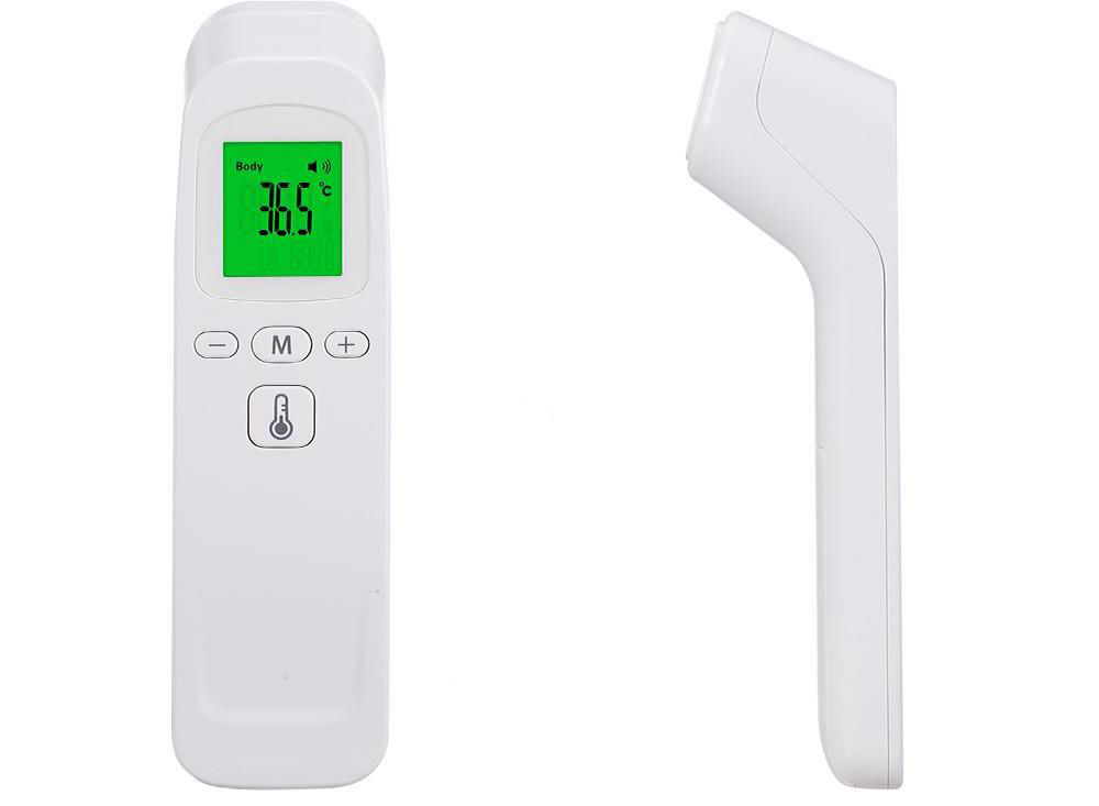 Бесконтактный измеритель температуры, термометр, два диапазона измерения.