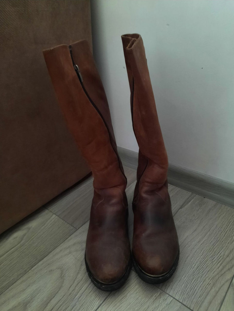 Сапоги из натуральной кожи