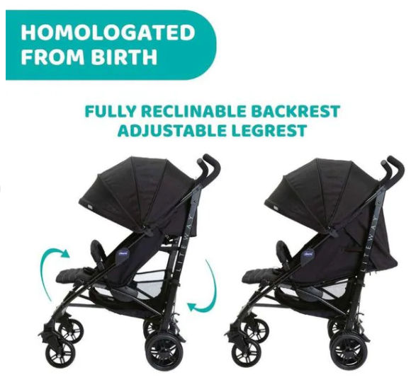 Carucior sport chicco liteway 4 basic , 5 puncte, 0 luni+, negru. promo! foto 3