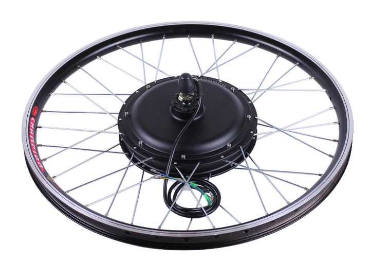 Set bicicleta roata fata 26" cu display 500W Agile Elec foto 5
