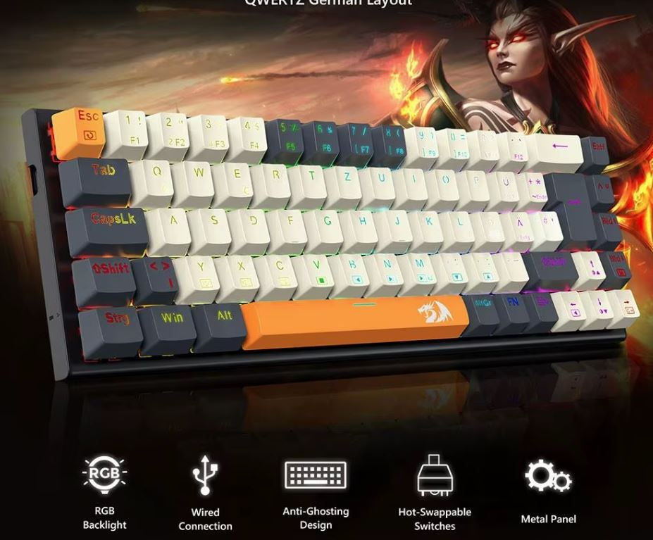Redragon Ryze K633 + Extra keycap фото 2