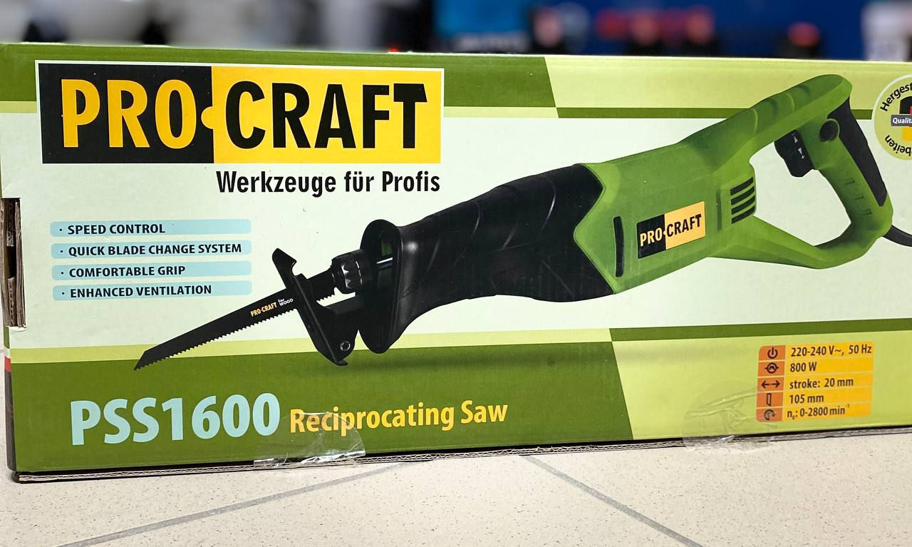 Сабельная пила Procraft PSS1600 foto 0