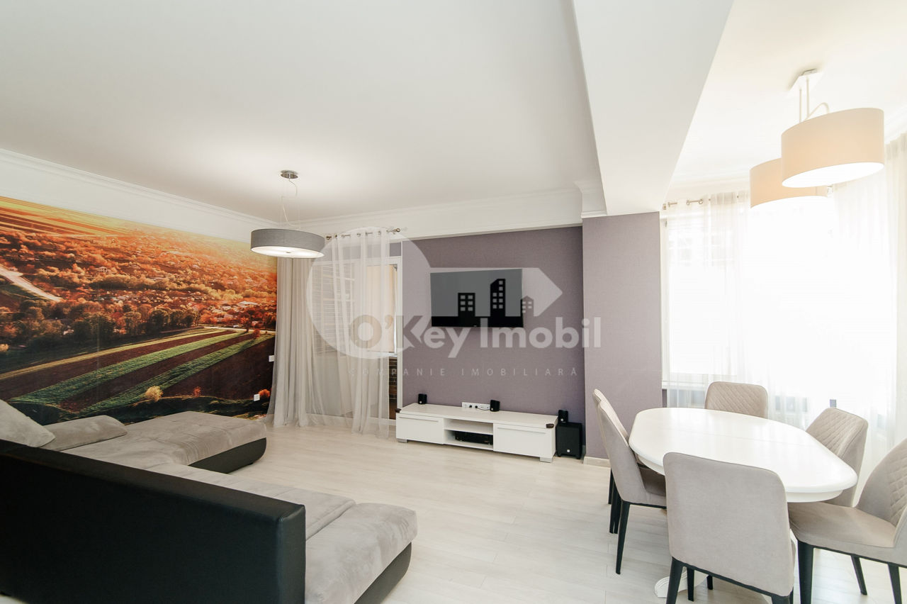 Apartament cu 3 camere, 103 m², Telecentru, Chișinău foto 2