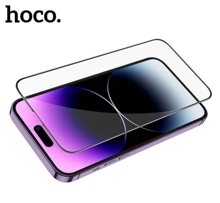 Sticlă de protecție Hoco pentru ecran complet pentru iPhone-ul tău (G12) foto 0