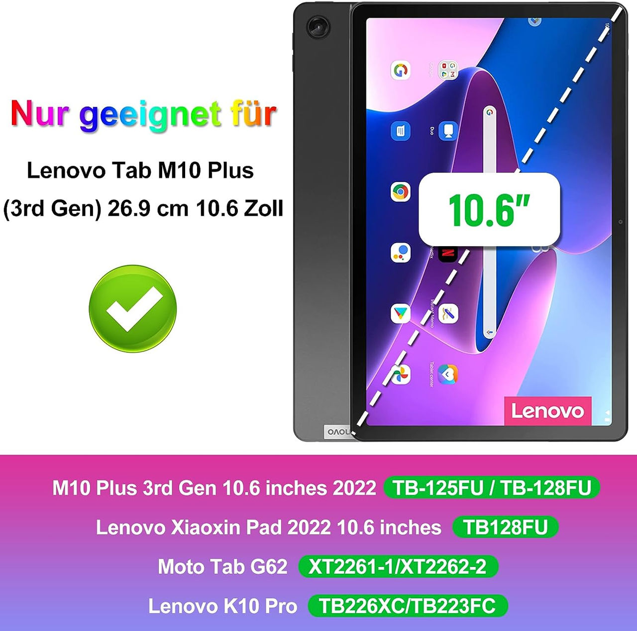 Husă pentru Lenovo Tab M10 Plus  3rd Gen foto 1