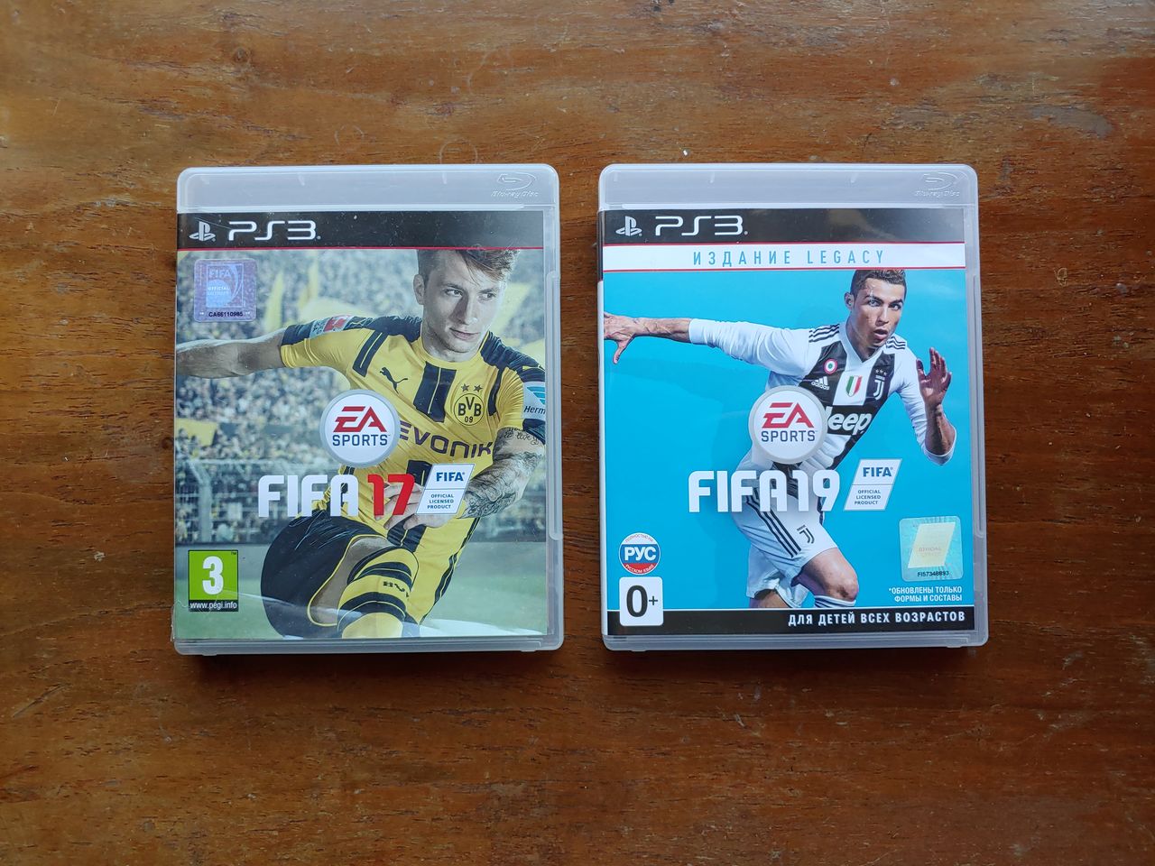 FIFA17, 19- PS3 на русском