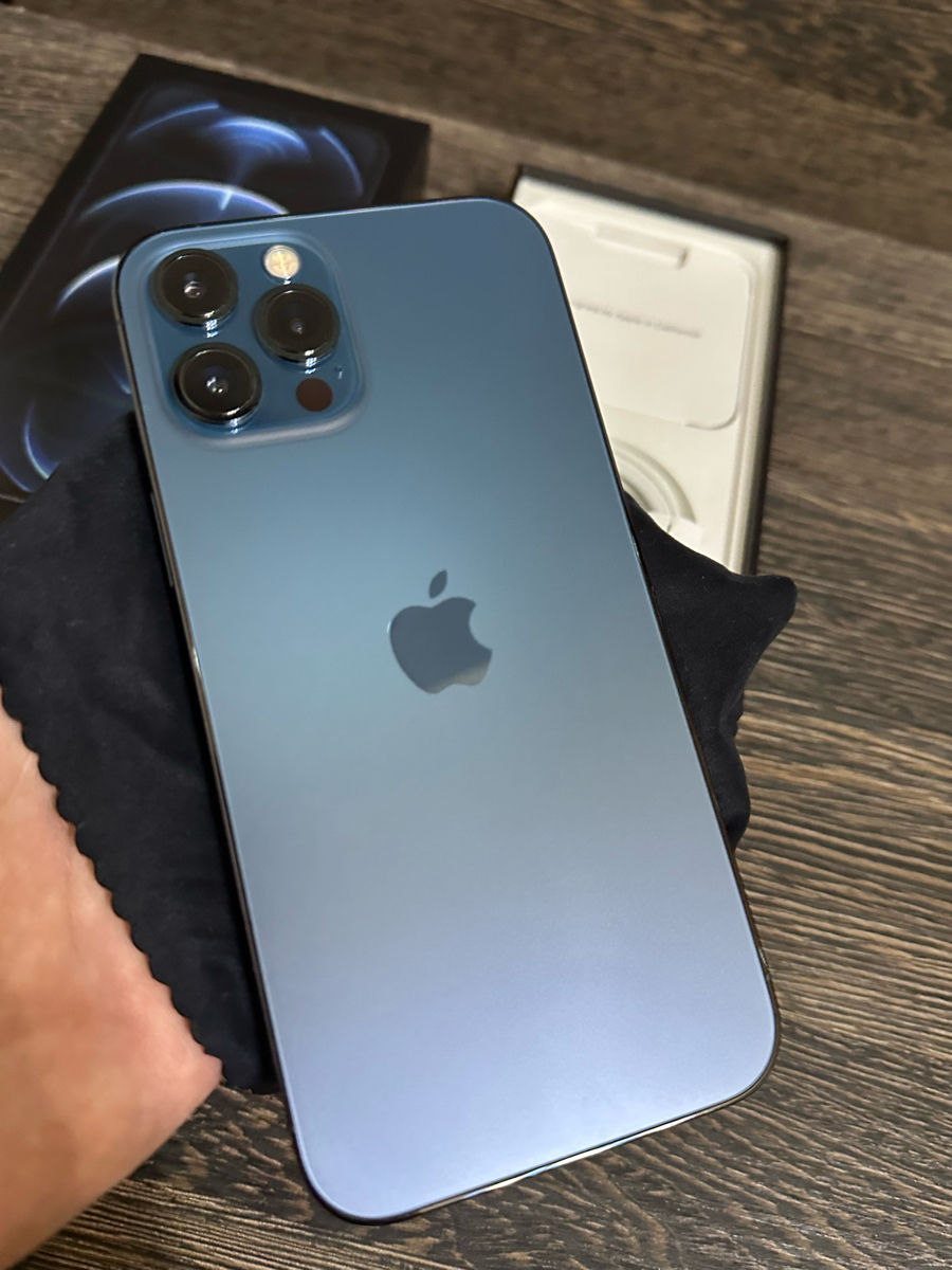 iPhone 12 Pro Max 512 GB, Pacific Blue foto 2