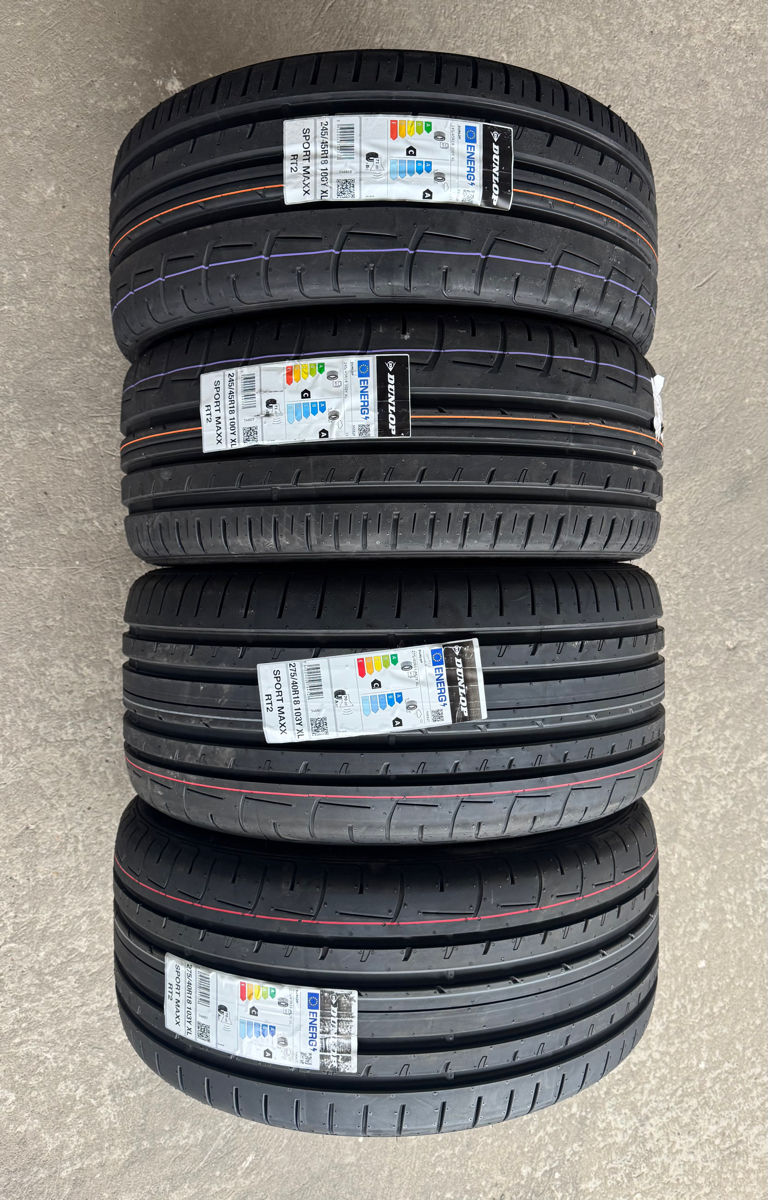 275/40 R18 + 245/45 R18 Dunlop SportMaxx RT2