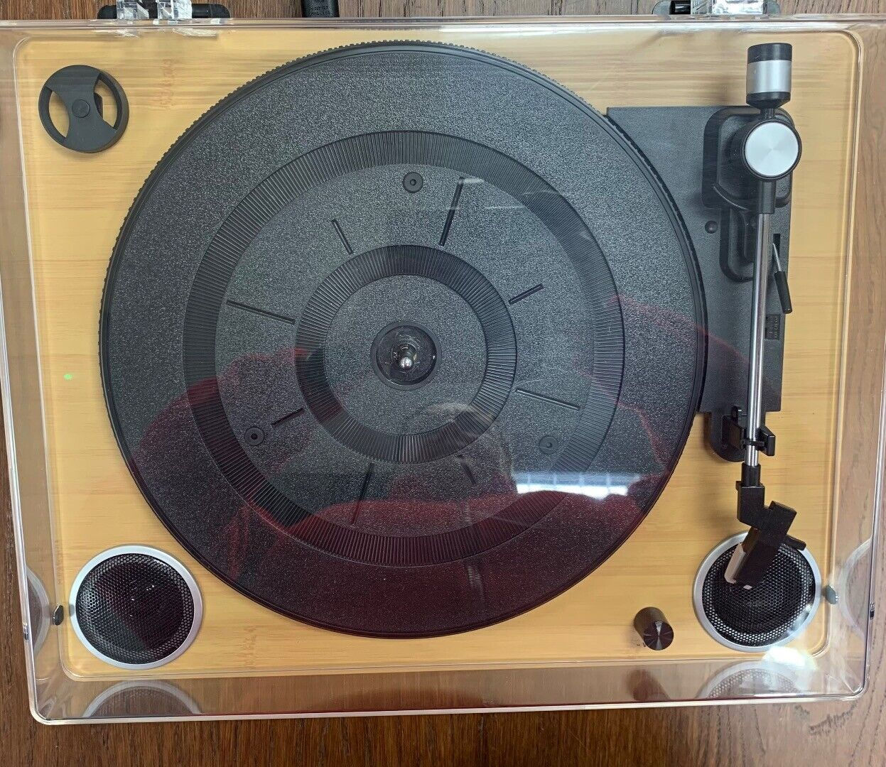Новый JAM Sound All In One Turntable Vinyl Record Player Built-In Speakers фото 3