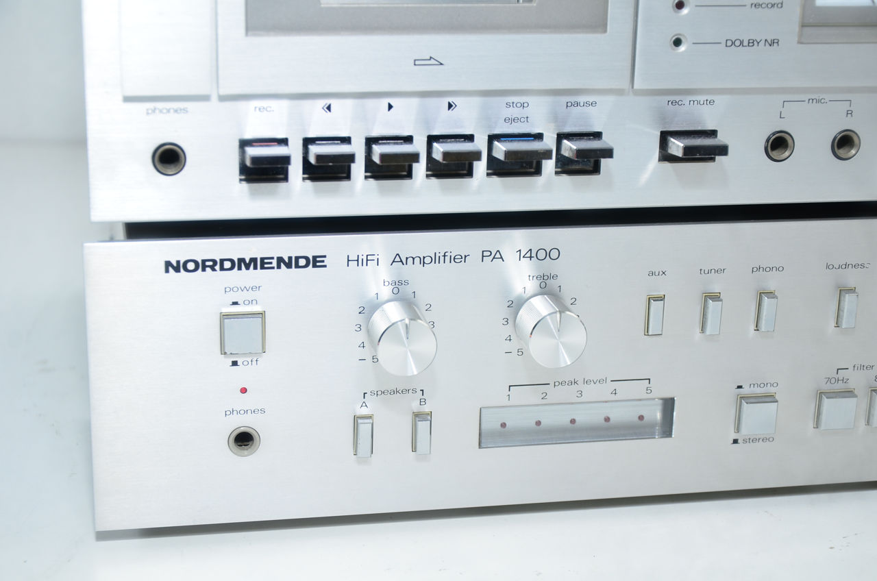 Nordmende amplifier + nordmende cassette deck фото 3