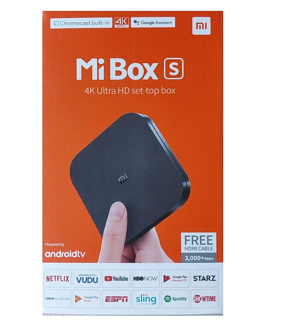 Скидка !!! Xiaomi Mi Box S, 4K HDR, Wi-Fi, TV приставка, Европейская версия