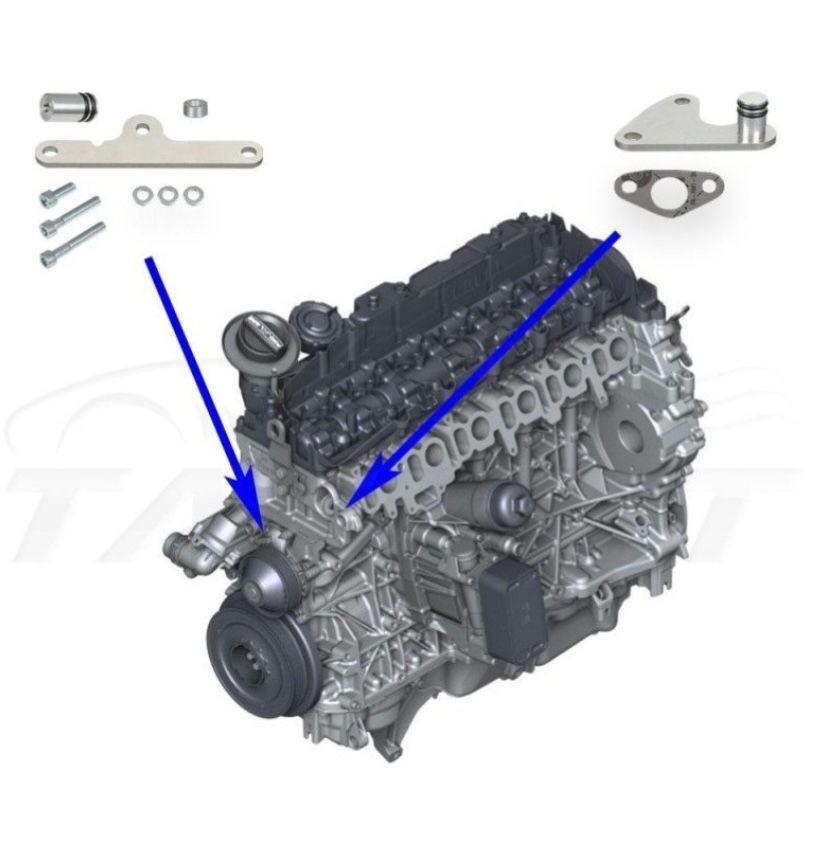 KIT anulare EGR si Schimatorul de caldura BMW E90 E91 E92 E93 F10 F11 F01 F02 фото 3