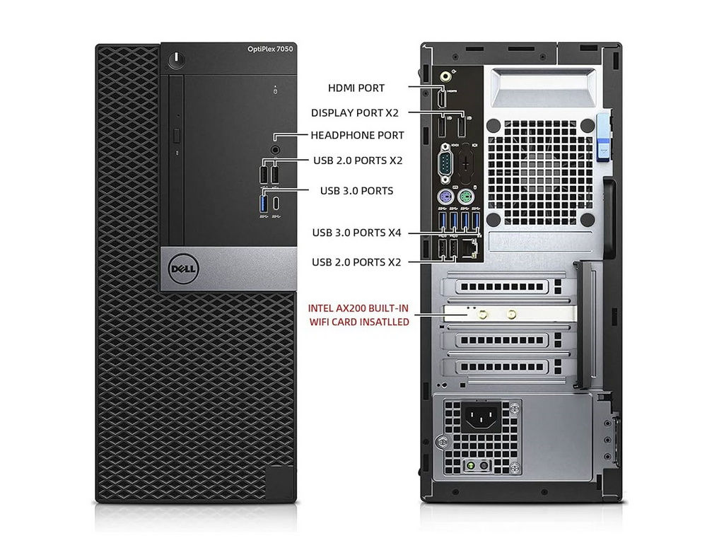 Dell OptiPlex 7050MT (i7-6700/ 16GB/ SSD 512GB) din Germania. Licență Win 10 Pro. Garantie 2 ani foto 5