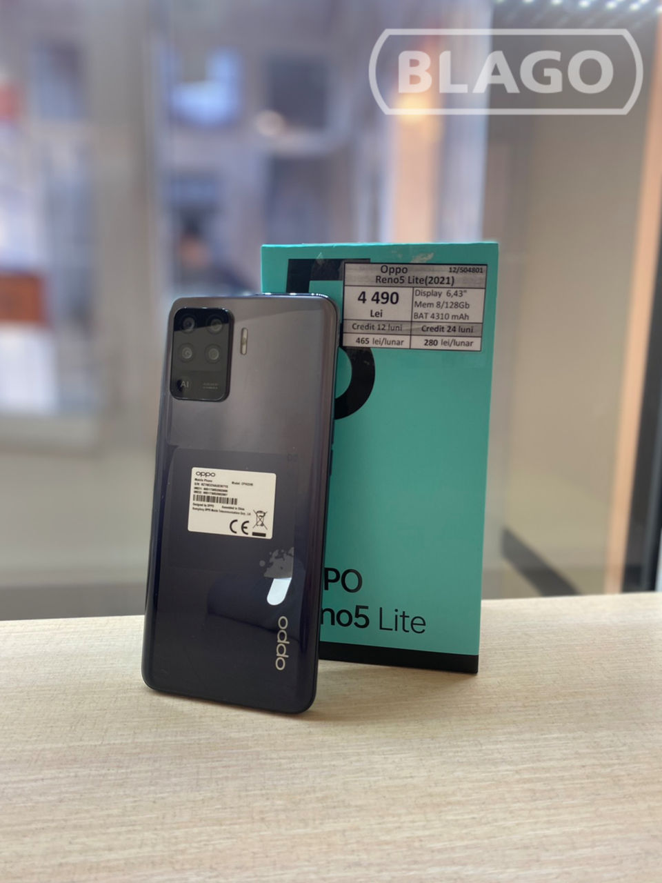 Oppo Reno 5 Lite, 4490 lei