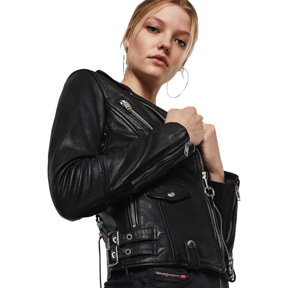 Diesel кожаная косуха M foto 4