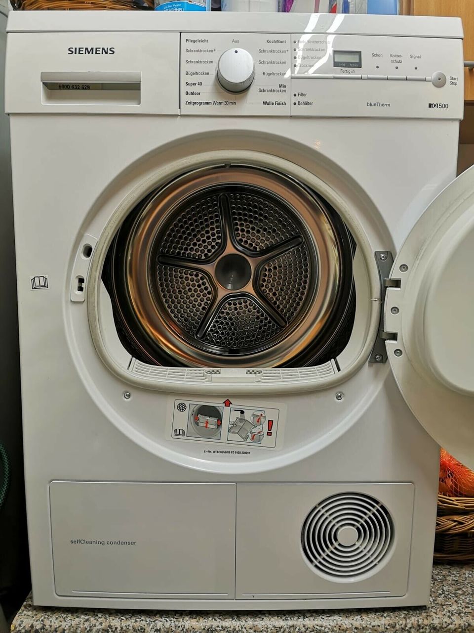 Компрессорная сушильная машина Siemens IQ500 на 7 кг, в идеальном ...