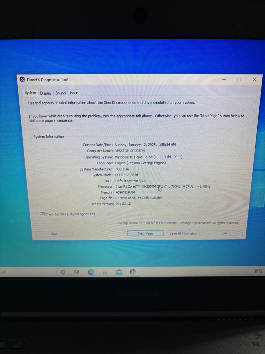 Toshiba Portege Z830-104 13.3" - Core i5 2557M - Windows 10 64-bit,4 GB RAM ,128 GB SSD фото 1
