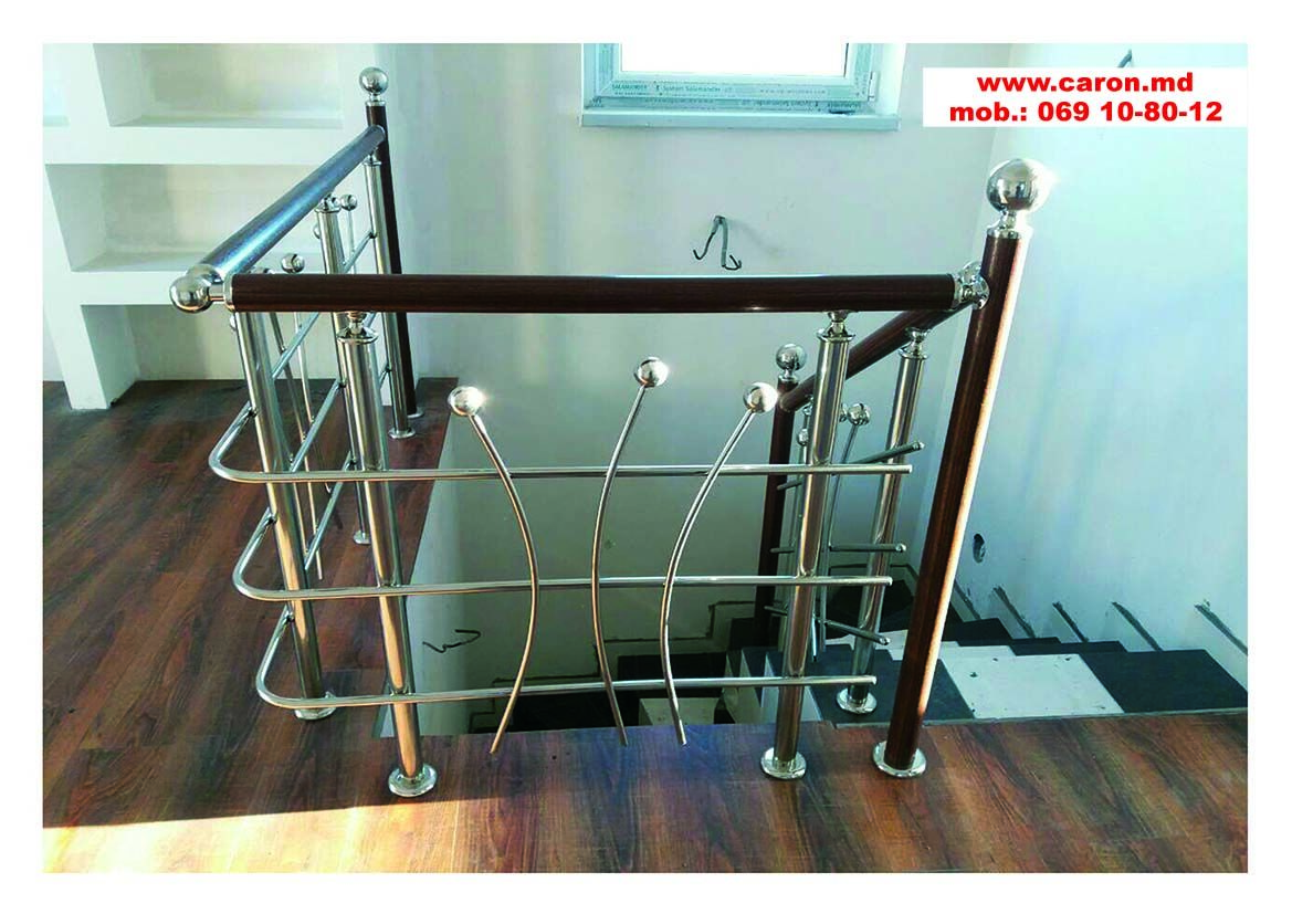 Balustrade din inox si sticla  !!! Перила из нержавейки и плексиглас foto 4