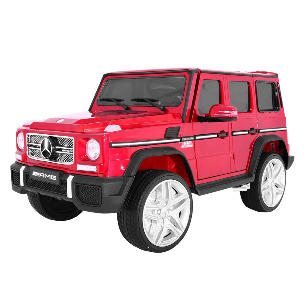 Mașina electrică pentru fetița de 3 ani - Mercedes Benz Gelandewagen G65  AMG cu telecomanda