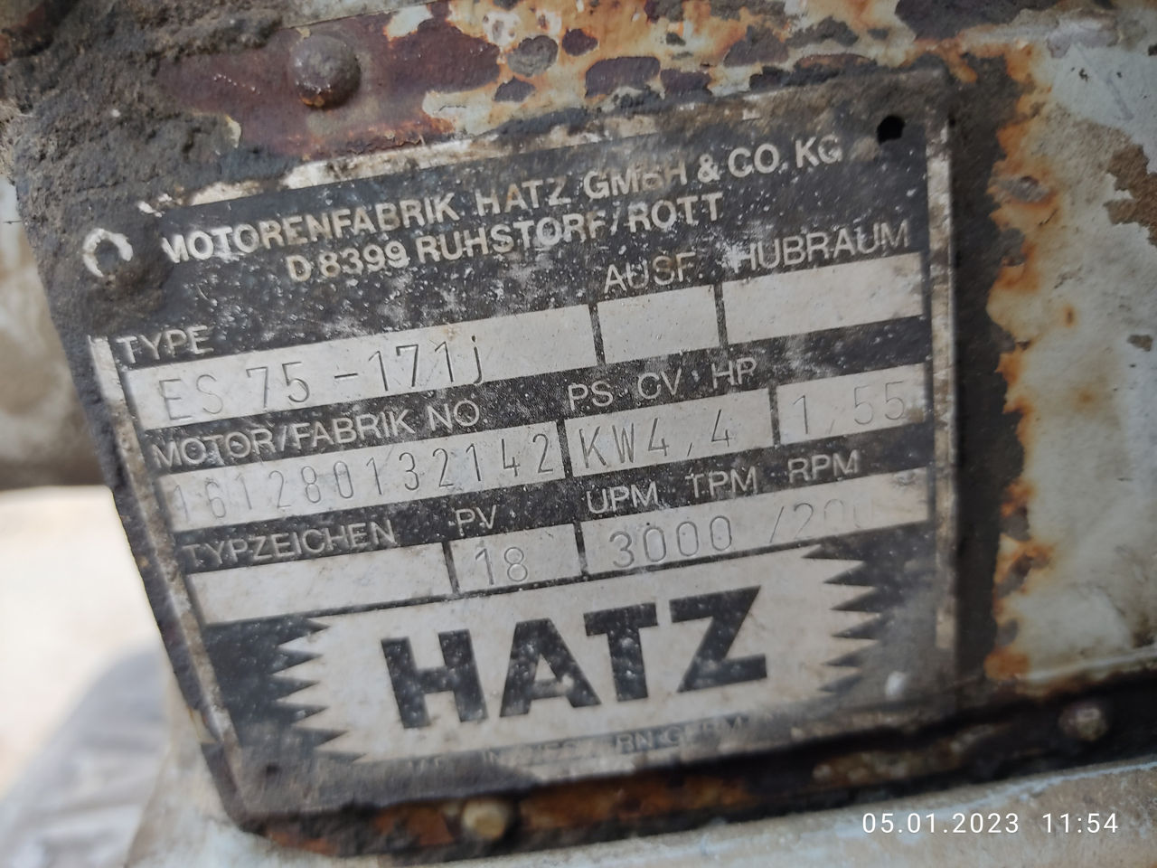 Motor diesel Hatz. 7cai putere. foto 1