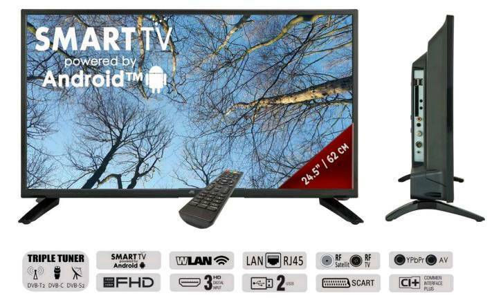 Новый Smart-Аndroid телевизор в коробке ,с разрешением Full HD JTC S24F5474J фото 2
