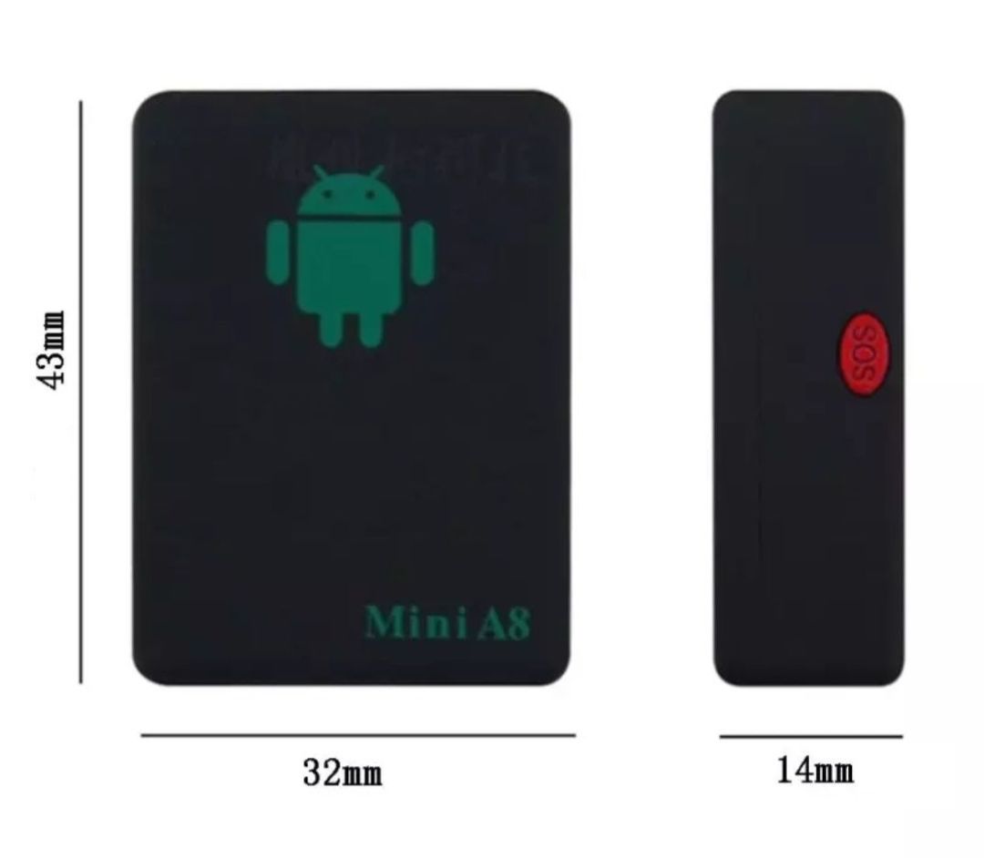 Компактный GPS трекер Mini A8
