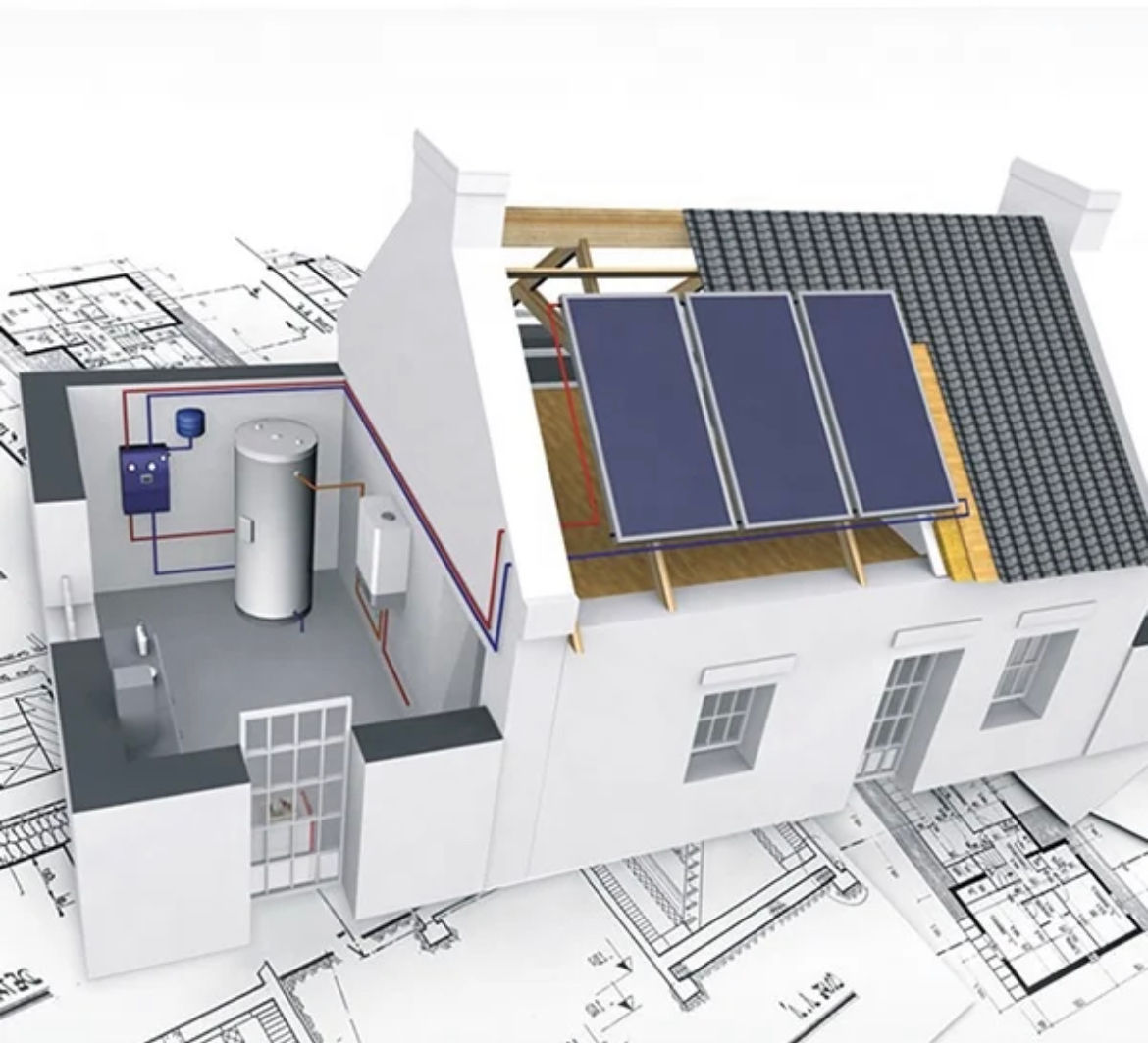 Panou solar pentru încălzire (boiler solar pentru apa calda ) (Made in Grecia) foto 1