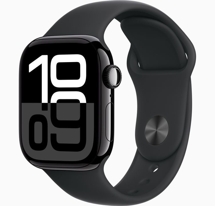 Apple Watch Series 10 42mm Jet Black Al Black SB M/L GPS foto 0