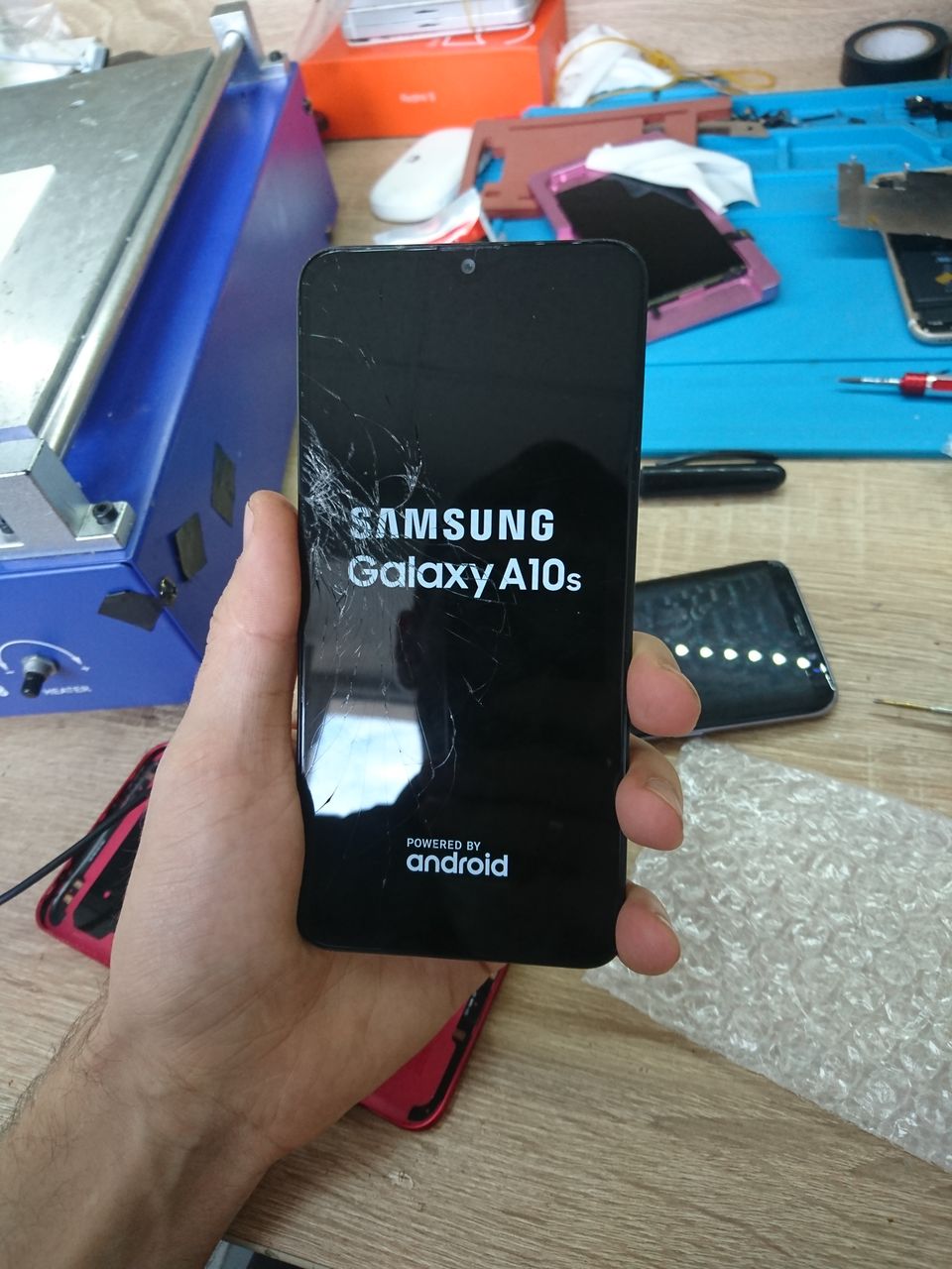 Schimbarea sticlei samsung. замена стекла на телефон самсунг
