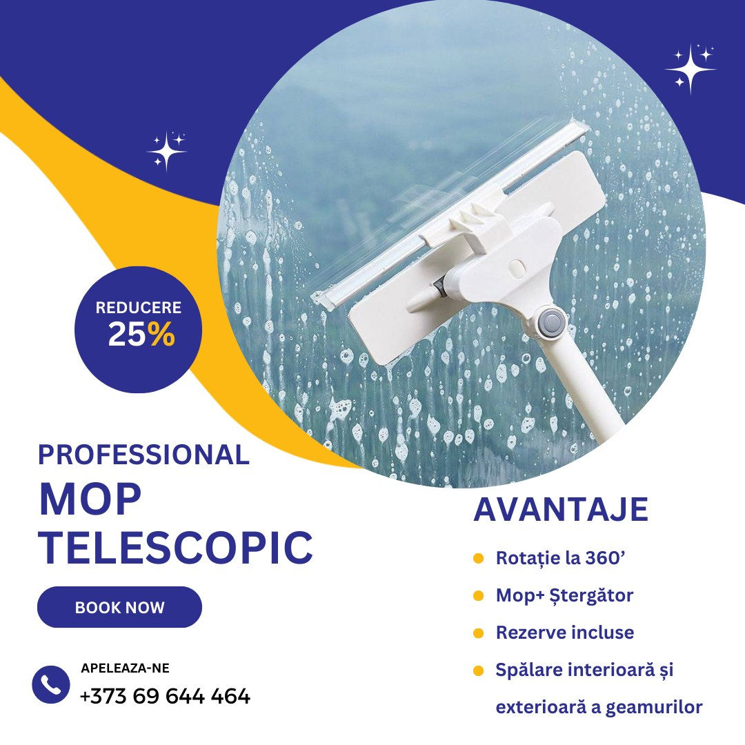 Mop pentru spălarea  geamurilor din afara blocului /   швабра для мытья окон снаружи фото 1