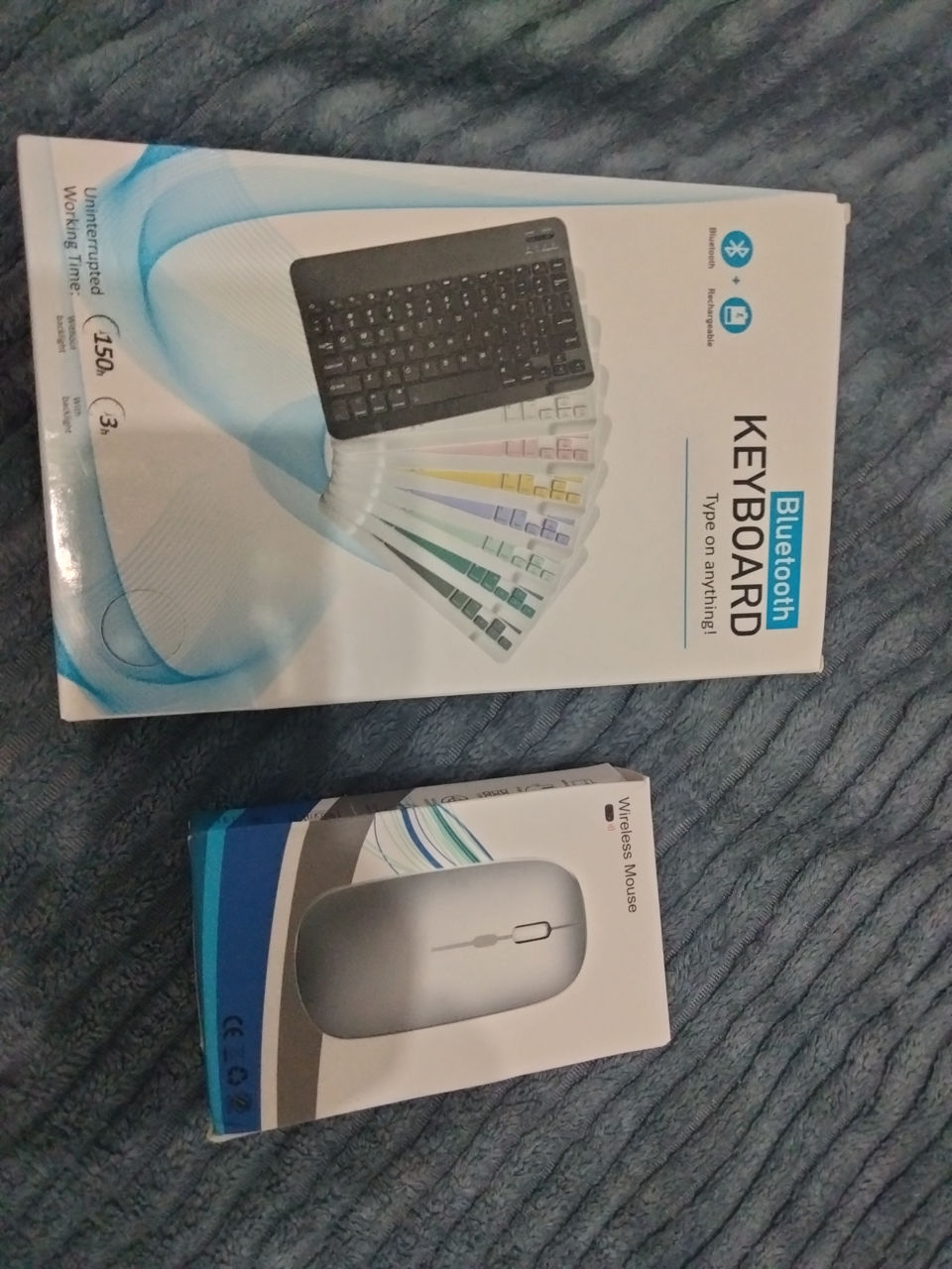 Vind tastatura i mouse fara fir pentru telefon mobil tablete